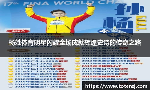 杨姓体育明星闪耀全场成就辉煌史诗的传奇之路