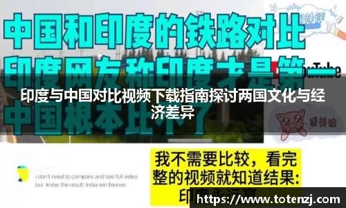 印度与中国对比视频下载指南探讨两国文化与经济差异